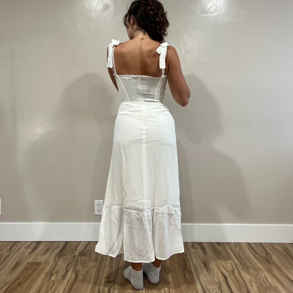 Reformation Nikita Dress | Ivory 🎉SALE🎀 NEW - Picture 6 of 16